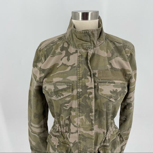 TREASURE & BOND CAMO UTILITY JACKET WOMEN SMALL STREETSTYLE Y2K GRUNGE - Picture 2 of 12